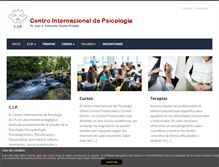Tablet Screenshot of centrointernacionaldepsicologia.com